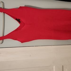 Sweater sleeveless dress